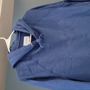Mens blue pullover hoodie